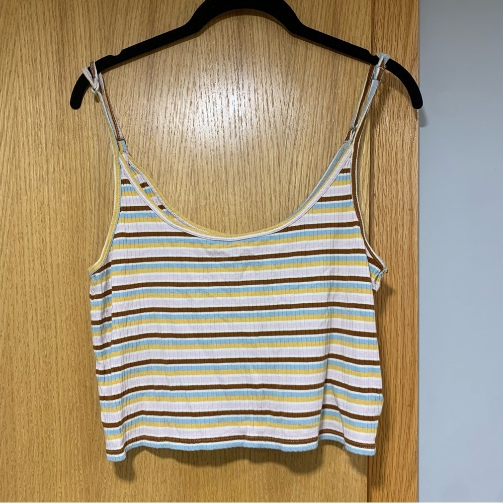 O'neill Striped Crop Top - Size XL